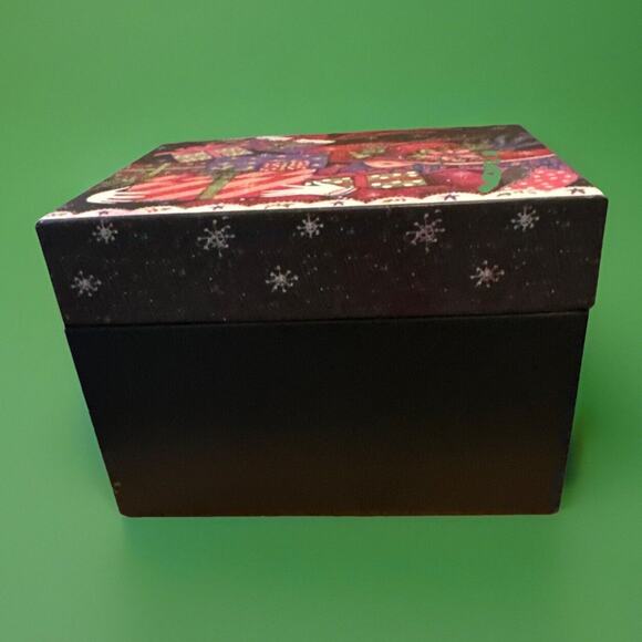 Festive Red Hat Coffee Mug Cup Lang and Wise Collector Mugs W/ Box Christmas #43 - Picture 5 of 6